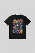 It's Okay To Be Okay graphic tee black t-shirt mockup